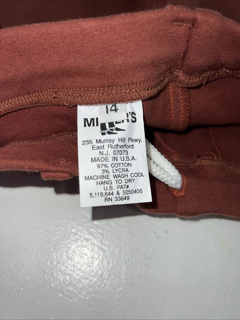 New Children’s Orange Millers English Riding Pants. 14 D-97