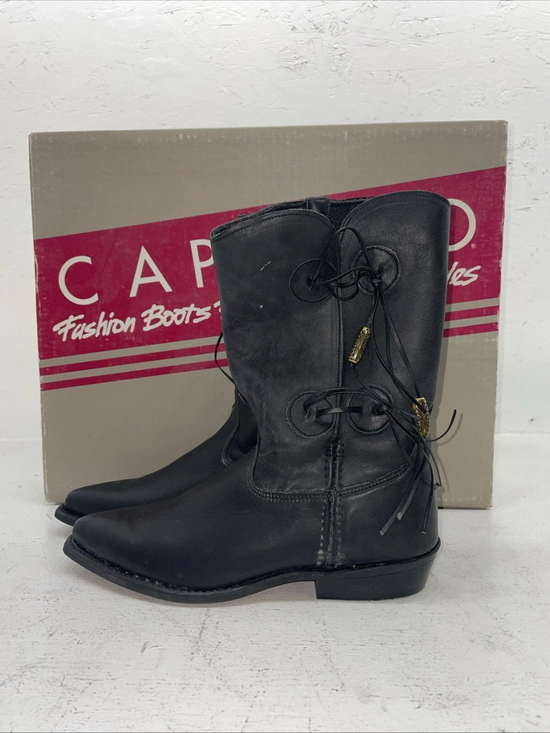 New Women’s Black Capezio Cowboy Boots. L 870 7 M. 18-115 