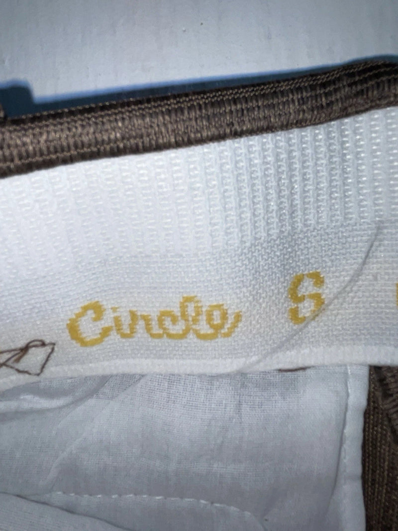 New Vintage Brown Circle S Polyester Pants #CP5091 SS-12