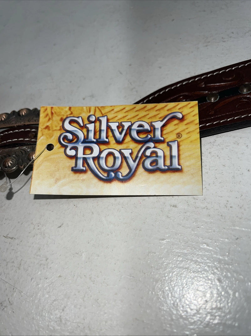 New Tough 1 Brown Leather Tooled Whither Strap #45-7768 F-500