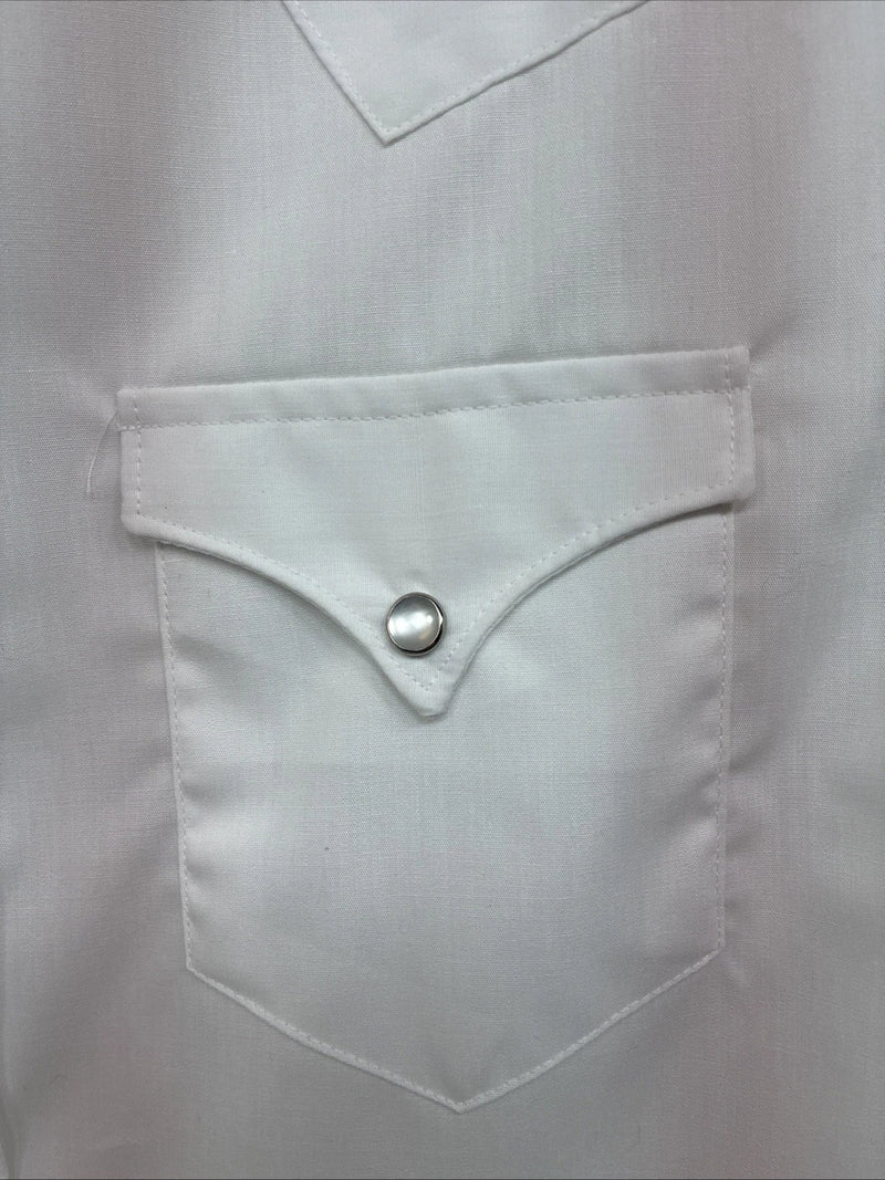 New Women’s Dickson Jenkins White Long Sleeve Pearl Snap Size 18 GG-16