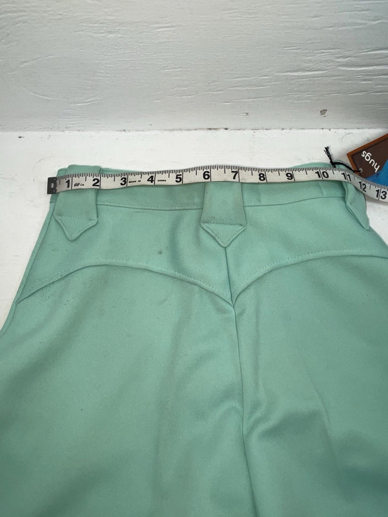 New Vintage Teal Panhandle Slim Polyester Pants #731484 3A-127