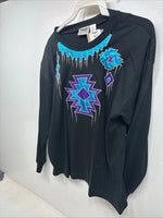 New Women’s Wrangler Black Designed Long Sleeve Short With Pads Medium TT-121