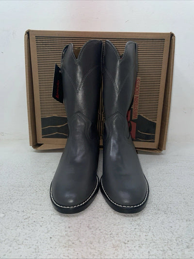 New Youth Grey Laredo Cowboy Boots. 23036 3.5 3 1/2. 22-45