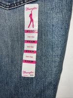 New Women’s Wrangler Light Wash Low Rise Denim Jeans. 9/10x34 N-7