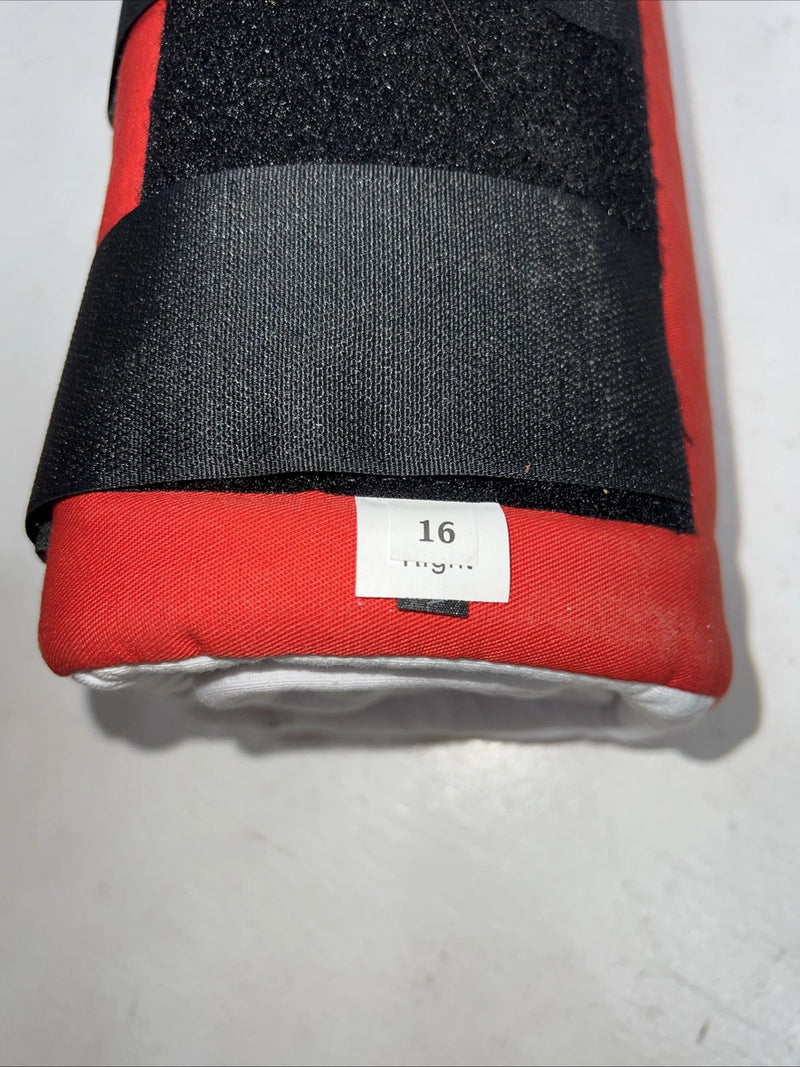 New Cashel Red Boomers Bandages Standing Wraps 16” EE-41