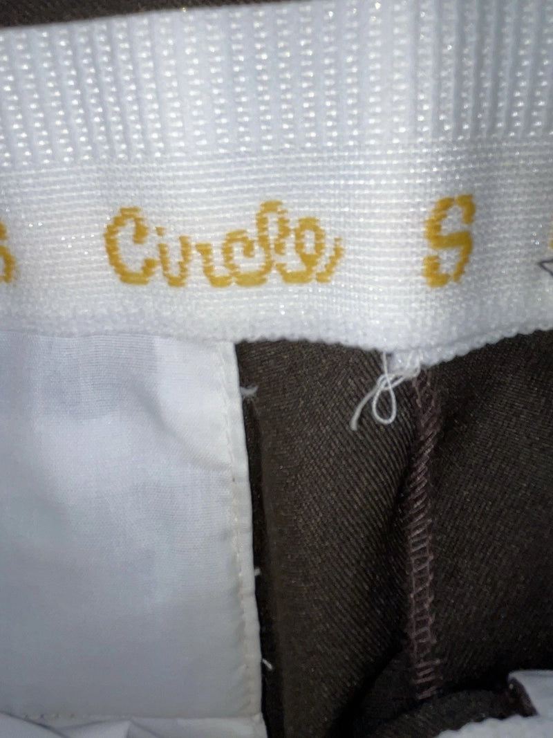 New Vintage Brown Circle S Polyester Pants #9321 3A-120