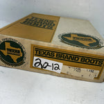 New Women’s Brown Texas Brand Cowboy Boots. 5.5 5 1/2 M. 20-12