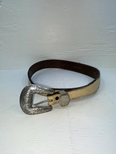 New Brown Genuine Leather Acme Tooled 29” Belt #6921 JJ-28