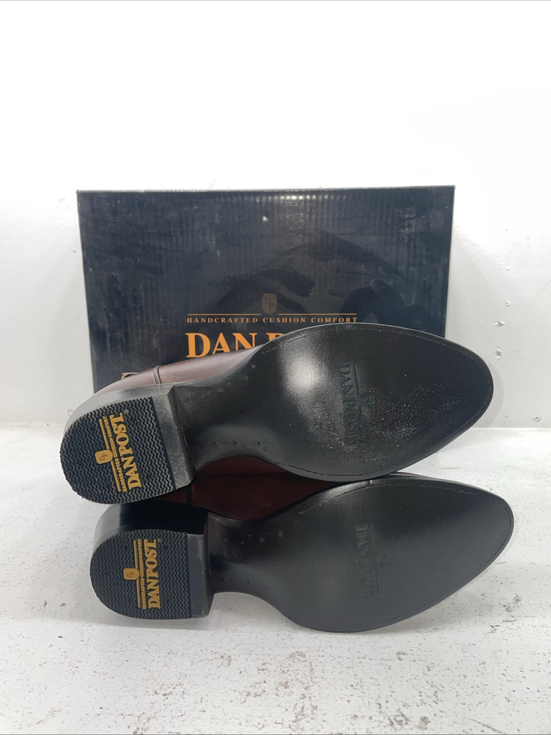 New Men’s Brown Dan Post Cowboy Boots. 2111 R 10 E W. 7-29