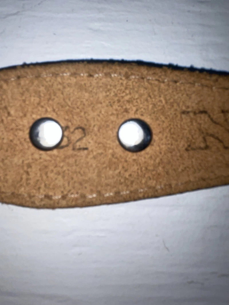 New Brown Genuine Leather Nocona Animal Pendent 32” Belt #606 JJ-16