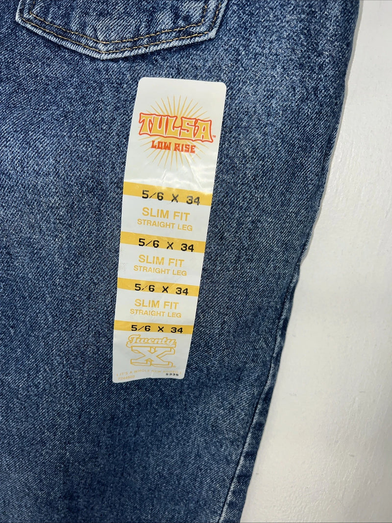New Women’s Twenty X 5 Pocket Low Rise Denim Jeans. 5/6x34 M-3