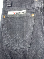 New Boys Grey Wrangler Pro Rodeo Cowboy Cut Regular  Denim Jeans. 9/24 1/2 C-19