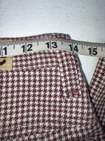 New Vintage Red And White Checkered Lee Polyester Pants #2600362 SS-74