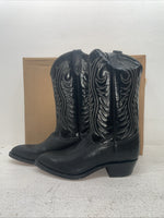 New Men’s Black Snake Skin Texas Brand Cowboy Boots. 509200 9 D. 3-40