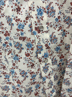 New Women’s Champion Western Floral Long Sleeve Pearl Snap Size 15 KK-120