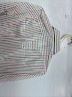 New Kids Rockmount Multicolor Stripe Long Sleeve Pearl Snap Size 32 CC-109