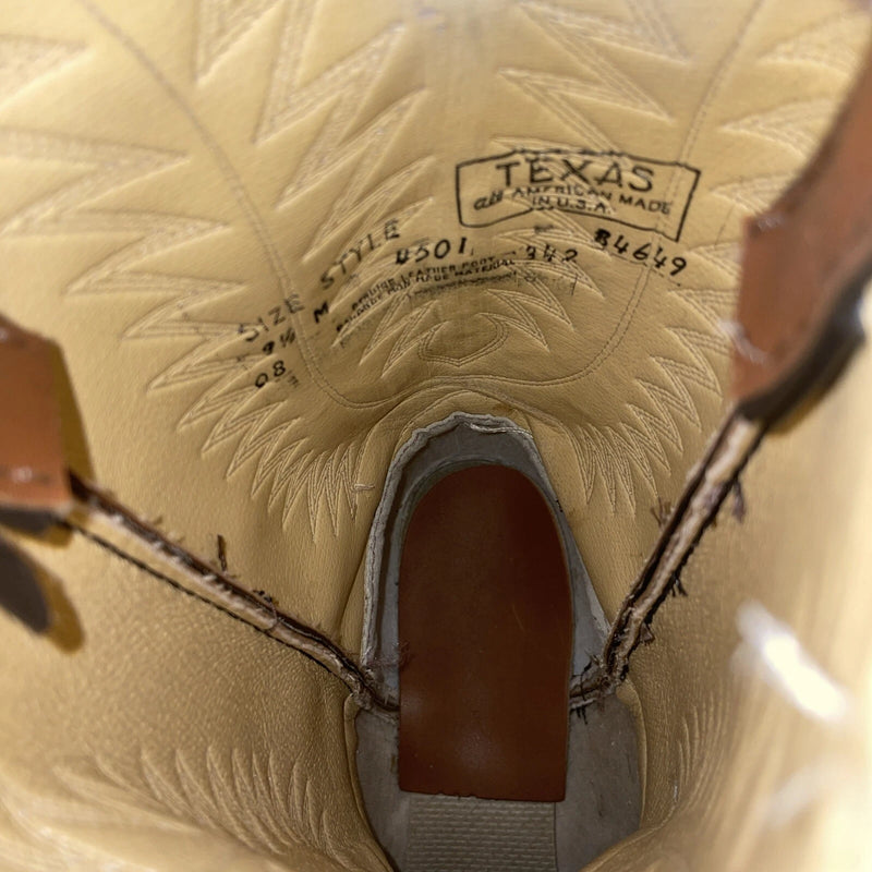 New Men’s Brown Texas Brand Cowboy Boots. 4501 9.5 9 1/2 M. 17-109