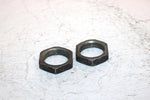1987 Honda Atc 90a Oem Rear Axle Jam Nut Pair 90307-968-000 AH57