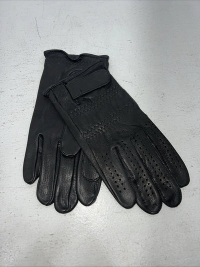 New Black Leather Show And Riding Gloves B-503