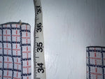 New Vintage Blue And Red Lined Dickson Jenkins Polyester Pants #723 3A-124