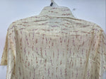 New Women’s White Horse Yellow Floral Short Sleeve Pearl Snap Large II-95