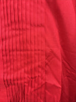 New Classix Red Long Sleeve Button Up English Short 18-18.5 2XL X-81