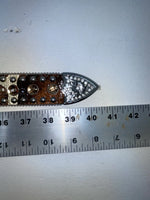 New Cow Print Genuine Leather Blazin Roxx Bling S Belt #N3510602 Z-59
