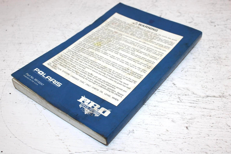 1999 Polaris 500 Xc Oem Owners Manual SP28
