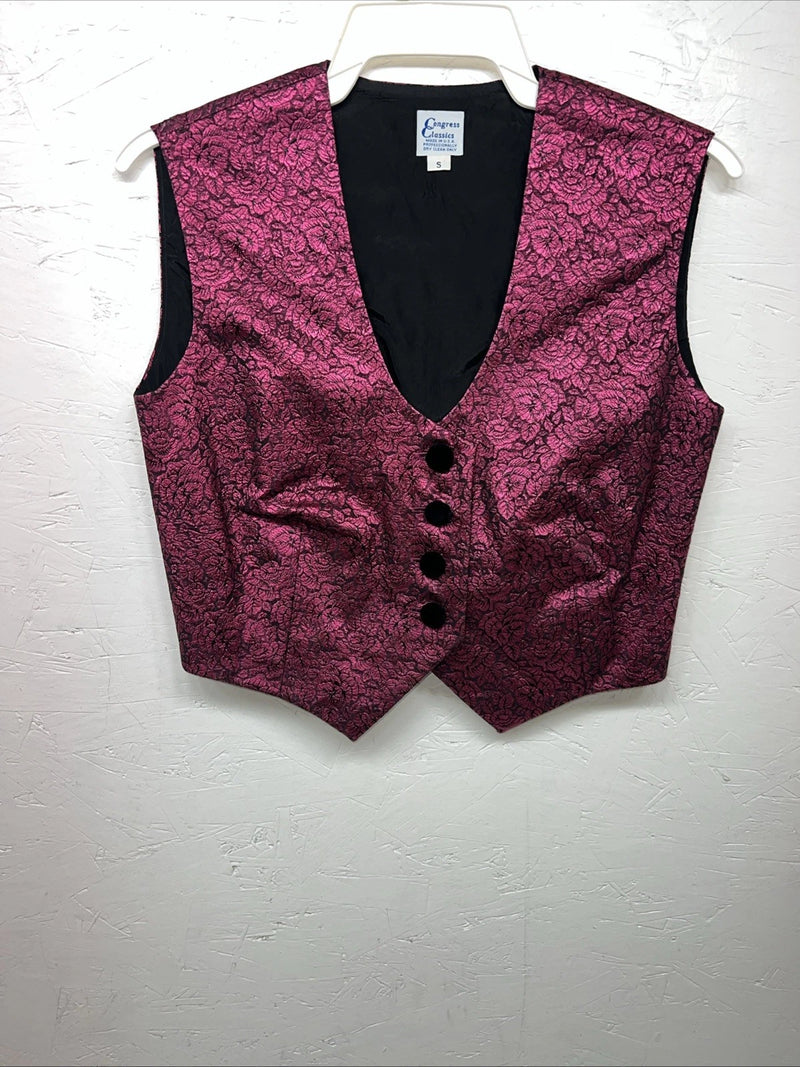 New Women’s Congress Classics Purple Show Vest Small H-606