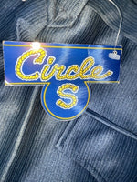 New Vintage Blue Circle S Polyester Pants #CP5091 OO-38