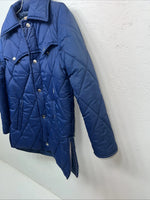New Women’s Navy Western Fashion Puffer Jacket Size 10 QQ-19