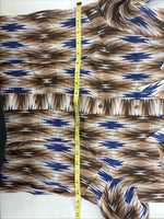 New Women’s Tem Tex Multicolor Long Sleeve Pearl Snap Size 38 KK-102
