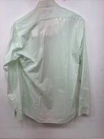 New Wayne Scott Green Long Sleeve Button Up English Shirt Small LL-69