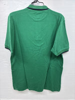 New Men’s Wrangler Green Short Sleeve Polo Shirt Medium K-64