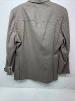 New Men’s Pioneer Wear Tan Suit Jacket 44L #12562 AA-609