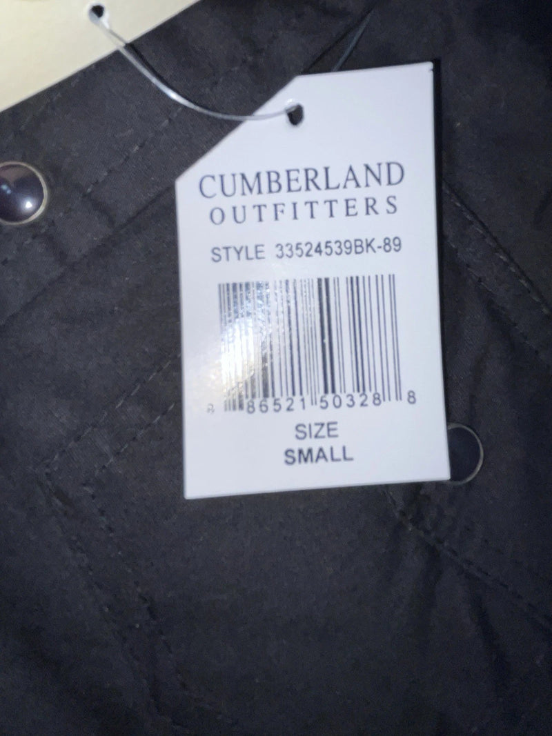 New Women’s Black Cumberland Outfitters Long Sleeve Button Up Shirt S 3B-109