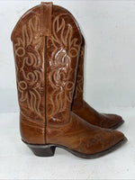 New Women’s Brown J. Chisholm Cowboy Boots. D 874 6.5 6 1/2 M. 19-122
