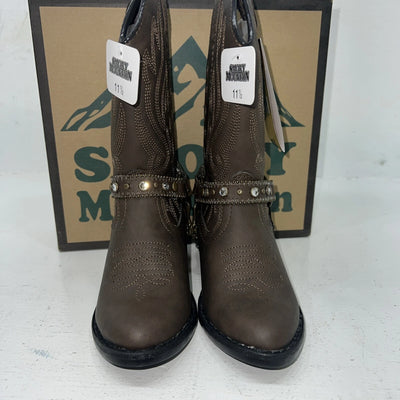 New Children’s Brown Smoky Mountain Cowboy Boots. 1177C 11.5 11 1/2. 24-94