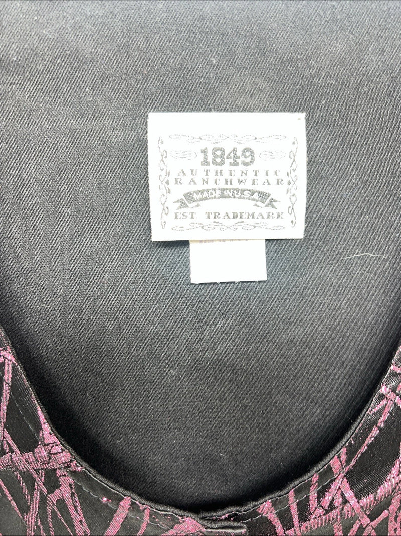 New Women’s Purple 1849 Authentic Ranchwear Show Vest 3XL WW-34