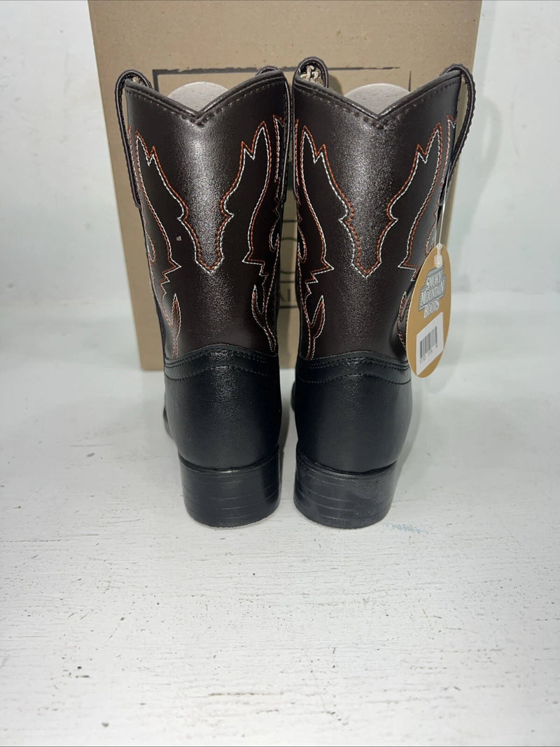 New Children’s Black Smoky Mountain Cowboy Boots. 1110 C 11.5 11 1/2 D. 24-112