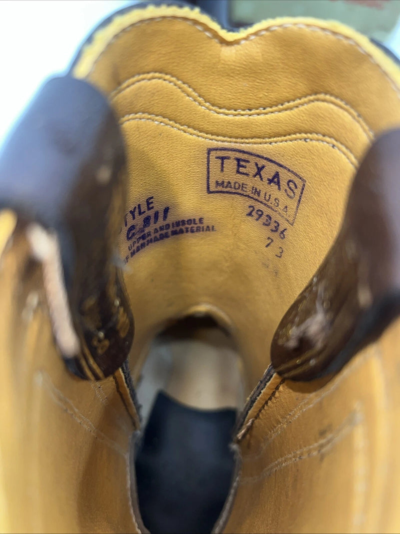 New Children’s Brown Texas Brand Cowboy Boots. C811 12.5 12 1/2 D. 24-108