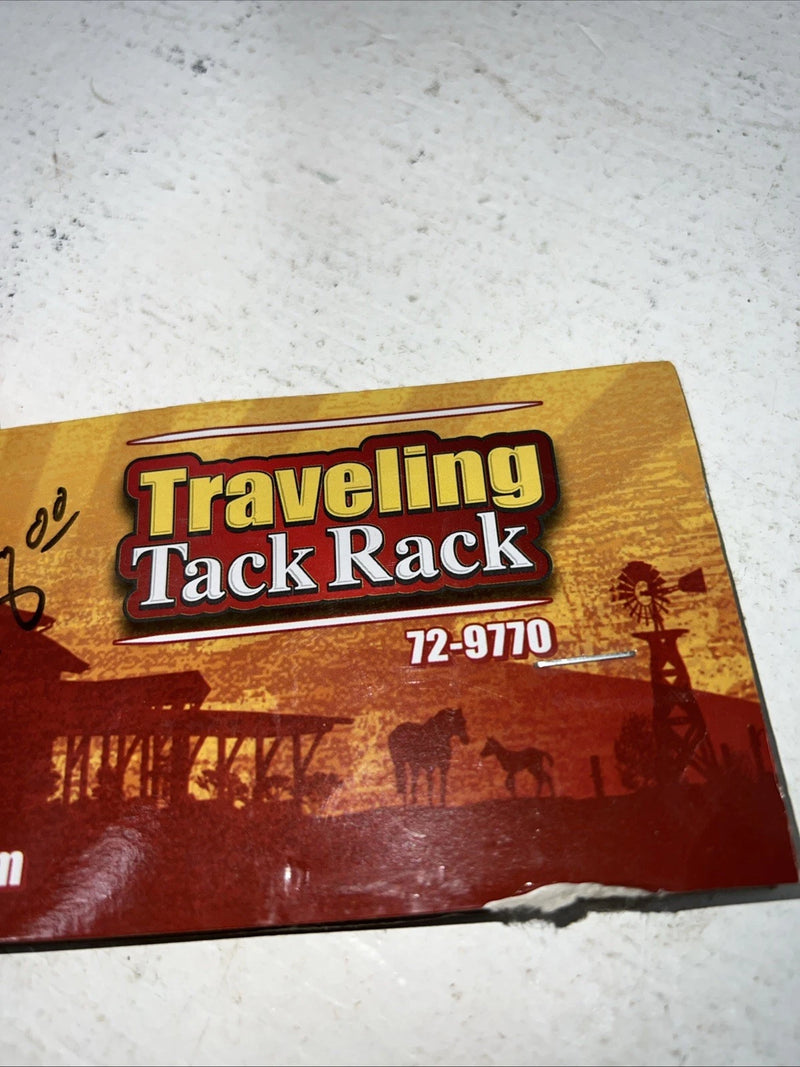 New Tough 1 Black Traveling Tack Rack #72-9770 M-509
