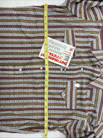 New Men’s Rockmount Multicolor Stripe Long Sleeve Pearl Snap Small AA-108