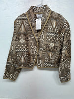 New Women’s Brown Crazy Cowgirl Pullover Jacket #CCJ-21 XL UU-3
