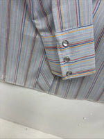 New Women’s Dickson Jenkins Multicolor Long Sleeve Pearl Snap Size 34 KK-100