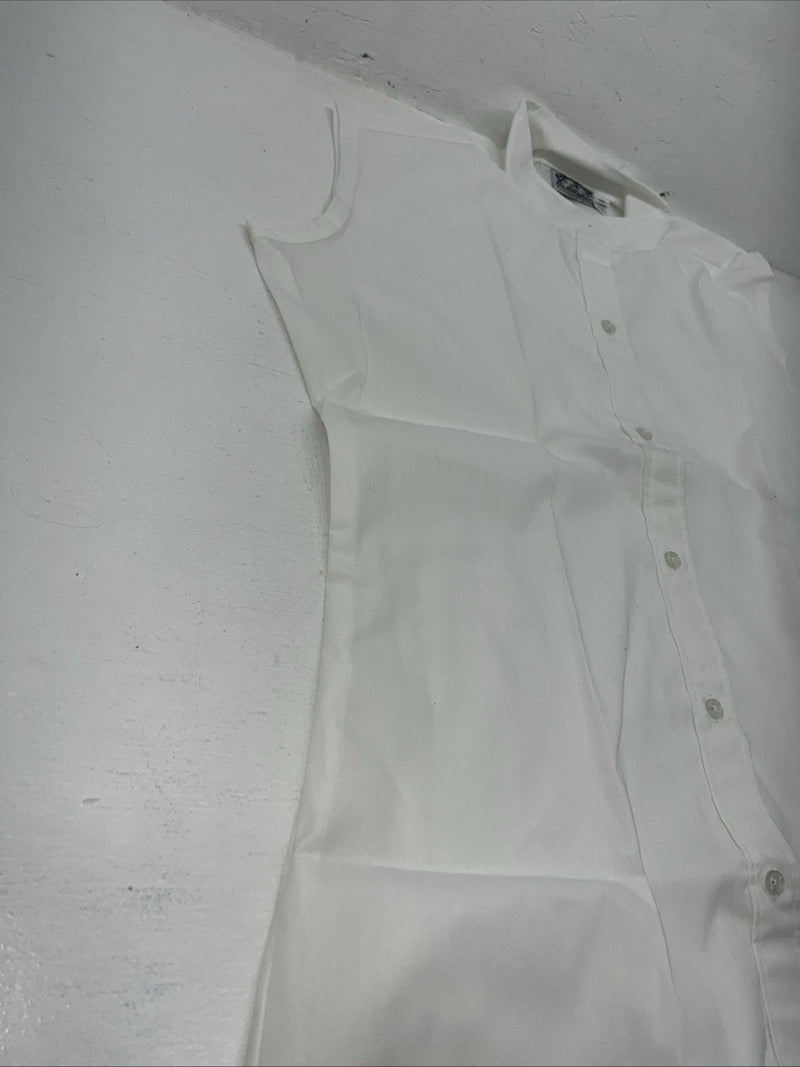 New Women’s White Sleeveless Star Riders English Riding Shirt. 16 G-59