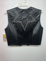New Women’s 1849 Authentic Ranchwear Black Western Show Vest Medium WW-74