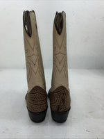 New Women’s Brown Texas Brand Cowboy Boots. 4719 7.5 7 1/2 M. 17-23