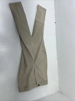 New Women’s Tan ABETTA knee Patch English Breeches. 32 R 912GYR32 C-30